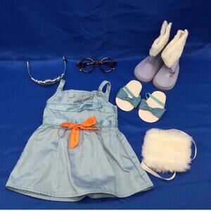 American Girl Doll Outfit Set Lot of 7 Ice Princess